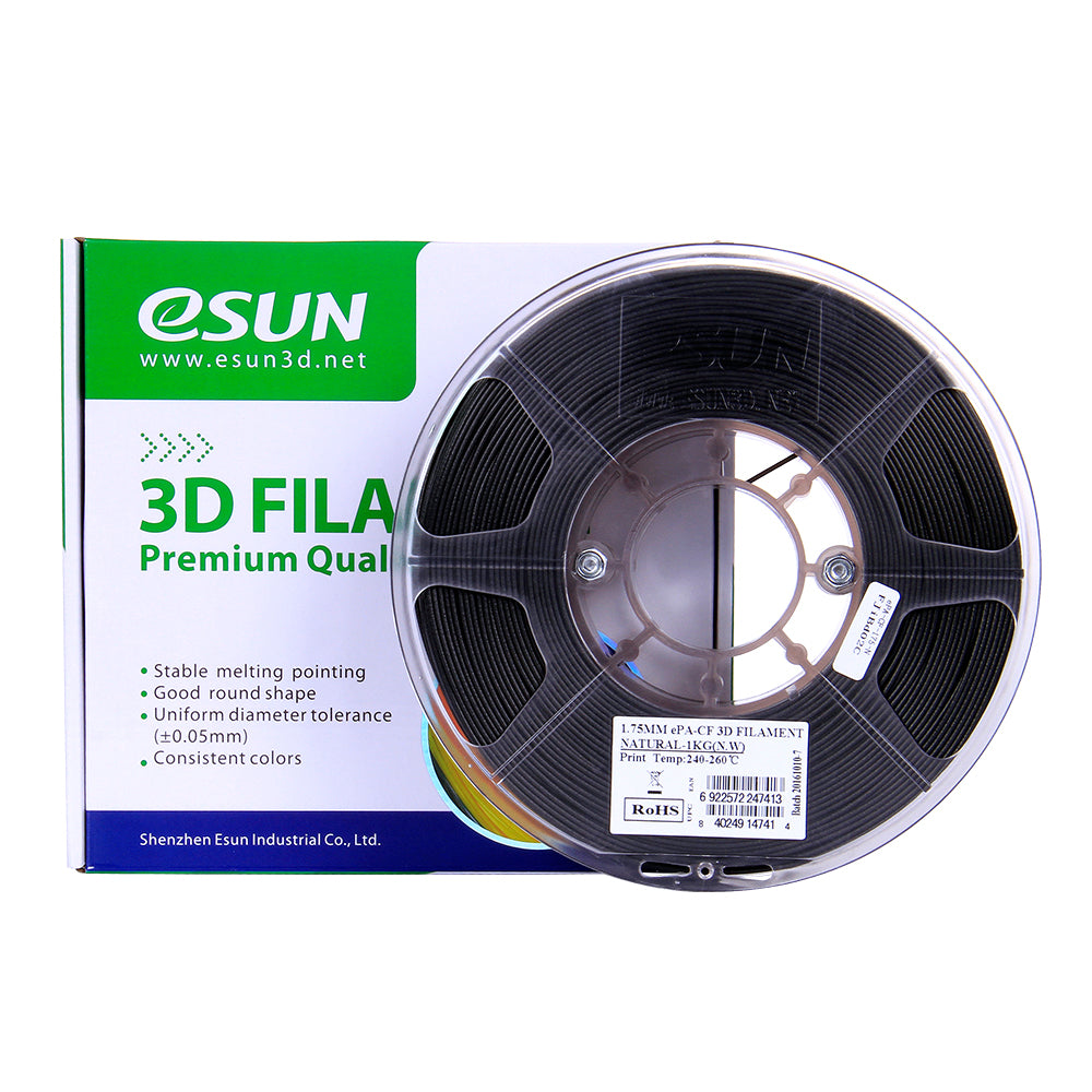 eSUN Carbon Fibre Nylon ePA-CF 3D Printer Filament - 1.75mm